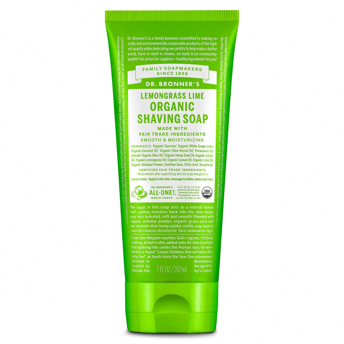 Lemongrass Lime - Organic Shaving Soaps