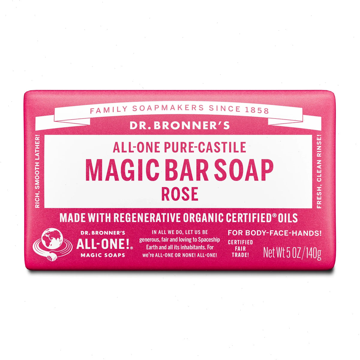 Rose - Pure-Castile Magic Bar Soap